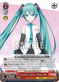 Legendary Songstress, Hatsune Miku
