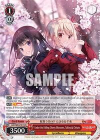 Under the Falling Cherry Blossoms, Takina & Chisato