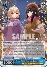 Snowy Night, Chisato & Takina