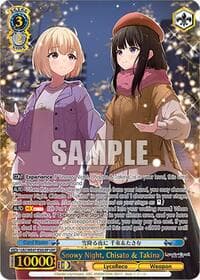 Snowy Night, Chisato & Takina (LRP)