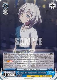 Song of How We Became Us, Rana Kaname (SR)