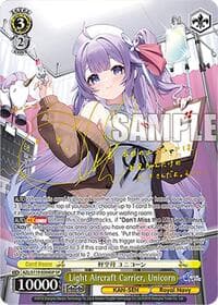 Light Aircraft Carrier, Unicorn (SP)