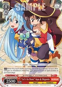 "Let's Go Home" Aqua & Megumin (SR)