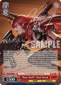 "Red Wolf" Red Hood (SP) (Silver Stamp)