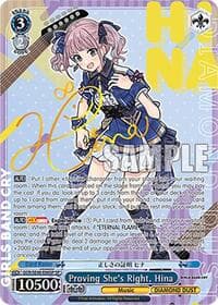 Proving She's Right, Hina (SP)