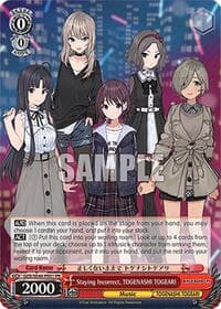 Staying Incorrect, TOGENASHI TOGEARI (PR+)