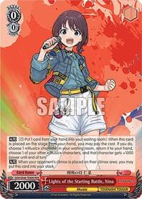 Lights of the Starting Battle, Nina (RRR)