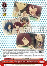 Days in the Literature Club (SR)