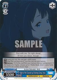 Night of the Canned-up Training Camp, Anna