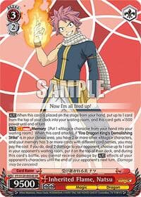 Inherited Flame, Natsu (SR)