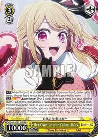 Her Own Unique Color, Ruby