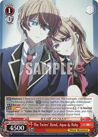 The Twins' Bond, Aqua & Ruby (SR)