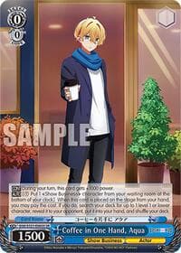 Coffee in One Hand, Aqua (SR)