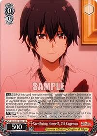 Sacrificing Himself, Cid Kagenou (SR)