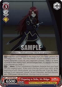 Preparing to Strike, Iris Midgar
