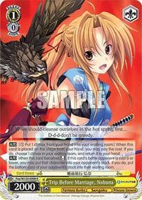 Trip Before Marriage, Nobuna