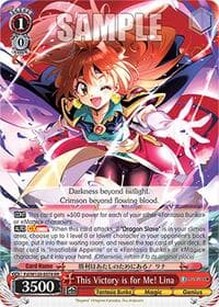 This Victory is for Me! Lina