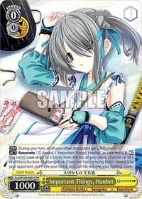 Important Things, Hanbei (SR)
