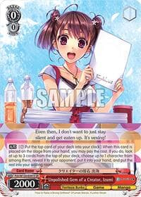 Unpolished Gem of a Creator, Izumi (SR)