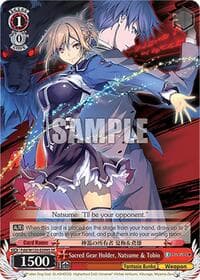 Sacred Gear Holder, Natsume & Tobio (SR)