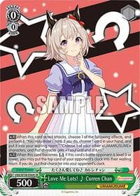 Love Me Lots!  Curren Chan (SR)