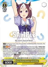 Pure-Hearted Dreamer, Special Week