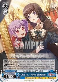 "Clad In..." Rinko Shirokane