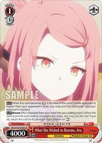 What She Wished to Become, Aru (SR)