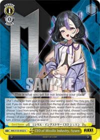 CEO of Missilis Industry, Syuen
