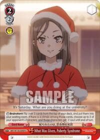 What Was Given, Puberty Syndrome
