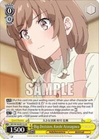 Big Decision, Kaede Azusagawa (SR)