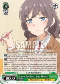 New Student, Sara Himeji (SR)