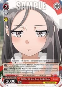 Gift That Will Never Reach, Miniskirt Santa (SR)
