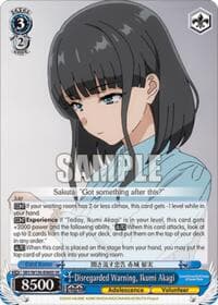 Disregarded Warning, Ikumi Akagi (SR)