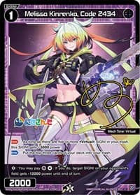 Melissa Kinrenka, Code 2434 (Parallel Foil)