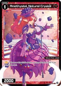 Amethystal, Natural Crystal (Parallel Foil)