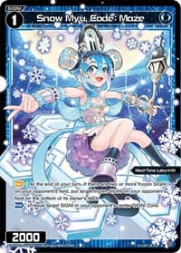 Snow Myu, Code: Maze (Parallel Foil)