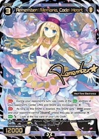 Remember//Memoria, Code: Heart (SRP)