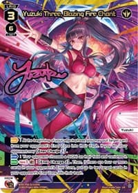 Yuzuki Three, Blazing Fire Chant (UR)