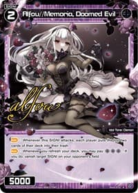 Alfou//Memoria, Doomed Evil (Parallel Foil)