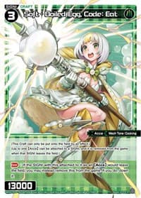 Soft - Boiled Egg, Code: Eat // SIGNI KEEP OUT (Parallel Foil)