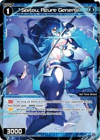 Saitou, Azure General (Parallel Foil)