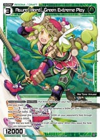 Asure [Hard], Green Extreme Play (Parallel Foil)