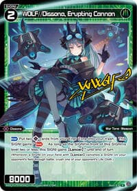 WOLF//Dissona, Erupting Cannon (Parallel Foil)