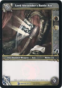 Lord Alexander's Battle Axe