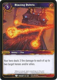 Blazing Debris
