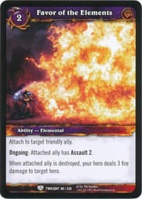 Favor of the Elements