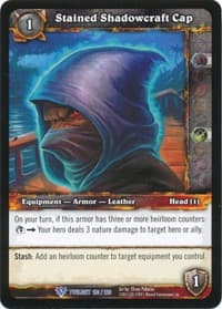 Stained Shadowcraft Cap