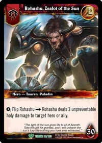 Rohashu, Zealot of the Sun