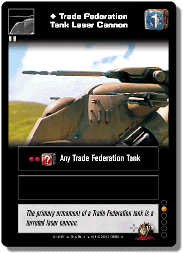Trade Federation Tank Laser Cannon